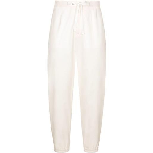 Dolce & Gabbana pantaloni sportivi affusolati - bianco