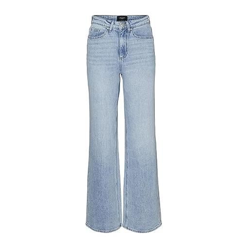 Vero moda vmtessa ra339 ga noos-jeans dritti, mix blu chiaro, 29w x 30l donna