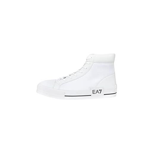 Emporio Armani ea7 scarpa uomo alta modello x8z037 xk294 colore white+black - 45 1/3