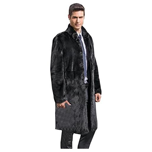 HERSIL Cappotto Invernale Pesante Uomo Giaccone Invernale Uomo Giubbotto  Elegante Uomo Cappotto Invernale Uomo Caldo Cappotto Elegante Uomo Inverno