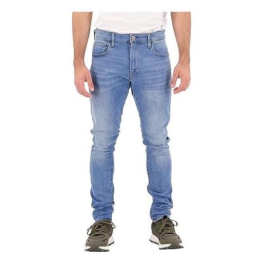 G-STAR RAW 3301 skinny jeans, chiaro, invecchiato, 31w x 32l uomo