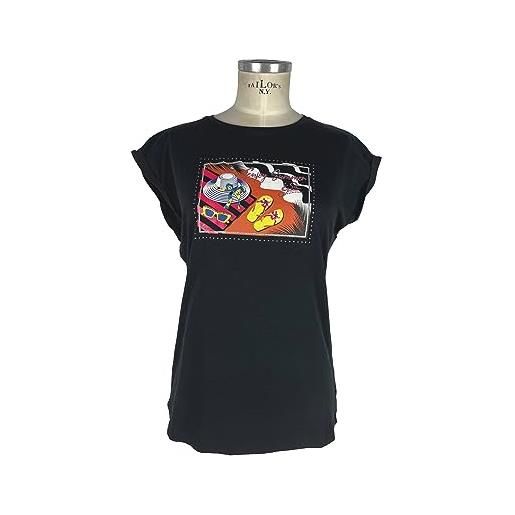 Yes-zee t-shirt donna nero t215 tl00 nero s