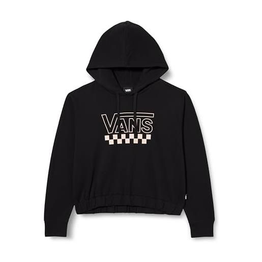 Vans checkout pullover in pile-b maglia di tuta, nero, xs donna