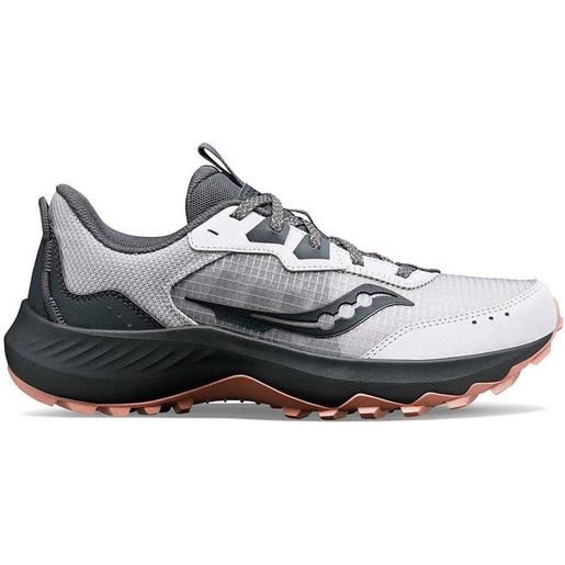 Saucony aura tr trail running shoes grigio eu 37 donna