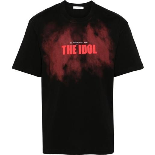 Ih Nom Uh Nit t-shirt the idol con stampa - nero