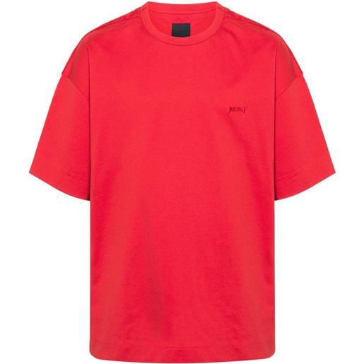 Juun.J t-shirt con stampa fotografica - rosso