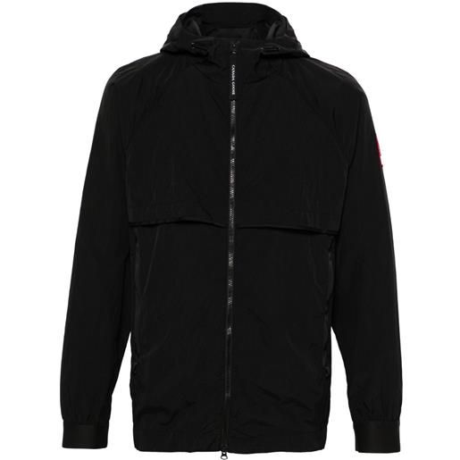 Canada Goose giacca faber con cappuccio - nero