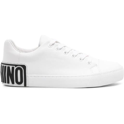 Moschino sneakers con decorazione - bianco