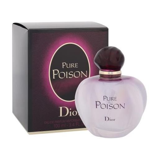 Christian Dior pure poison 100 ml eau de parfum per donna