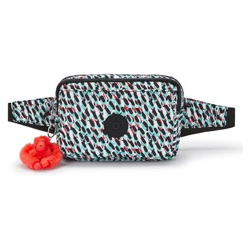 Kipling abanu multi, small crossbody convertible to waistbag (with removable straps) women's, abstract print, one size
