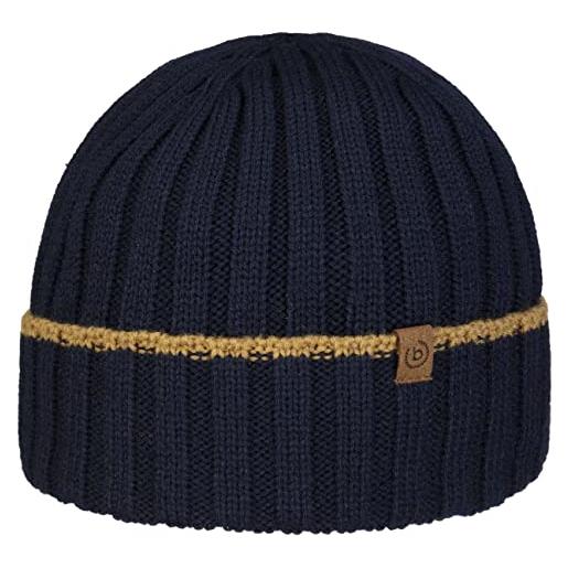 bugatti berretto con risvolto contrast edge beanie invernale taglia unica - cammello