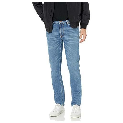 Nudie jeans lean dean lost orange jeans, 33w x 32l unisex-adulto