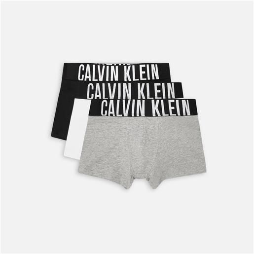 Calvin Klein Underwear intense power 3 pack trunk black/grey heather/white uomo