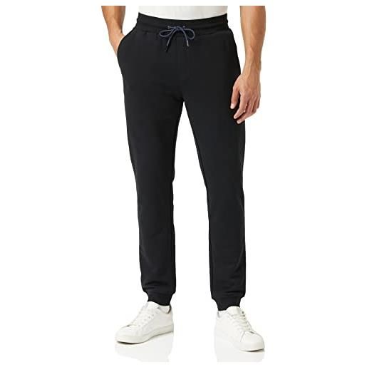 Hackett London uomo small logo jogger maglione, nero, m