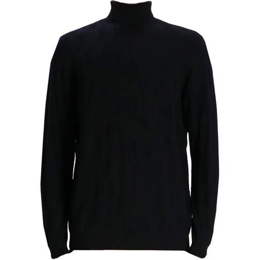 Karl Lagerfeld maglione a collo alto - nero