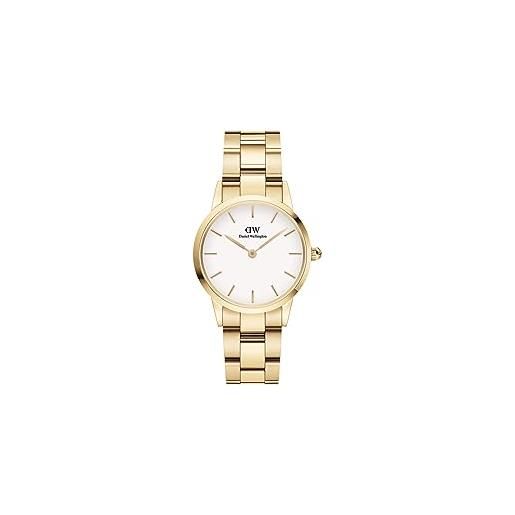 Daniel Wellington iconic orologi 28mm double plated stainless steel (316l) gold