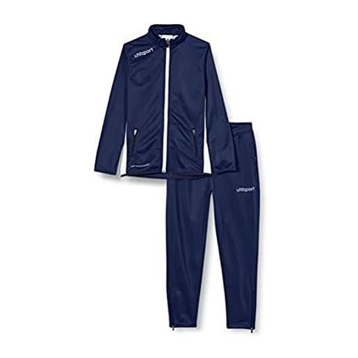 uhlsport essential classic anzug, tuta uomo, blu (navy/bianco), l