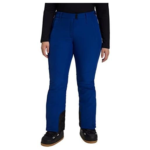Ulla popken softshell-hose pantaloni, blu reale, 47w / 32l donna