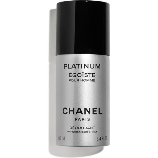 CHANEL platinum égoïste 100ml deodorante spray