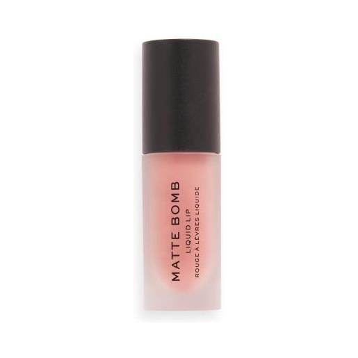 Makeup Revolution London matte bomb rossetto liquido mat 4.6 ml tonalità nude magnet