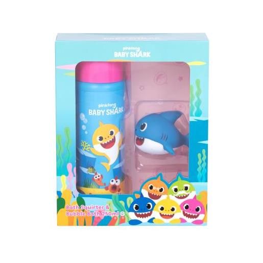 Pinkfong baby shark bubble bath kit cofanetti bagnoschiuma 250 ml + giocattolo 1 pz per bambini
