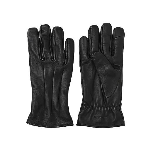 JACK & JONES gloves leather gloves black l/xl black l/xl
