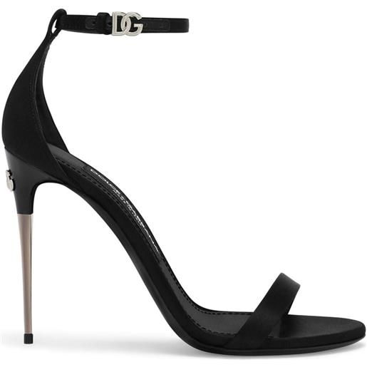 Dolce & Gabbana sandali keira 105mm - nero