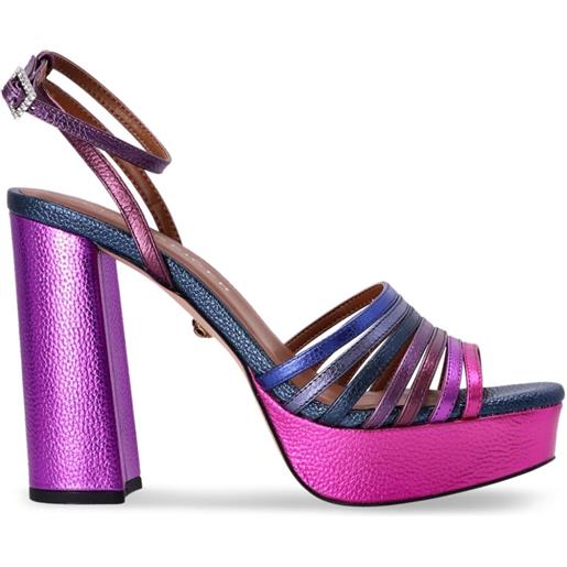 Kurt Geiger London sandali con effetto metallizzato pierra - rosa