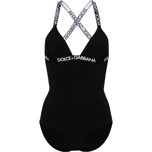 Dolce & Gabbana costume intero con stampa - nero