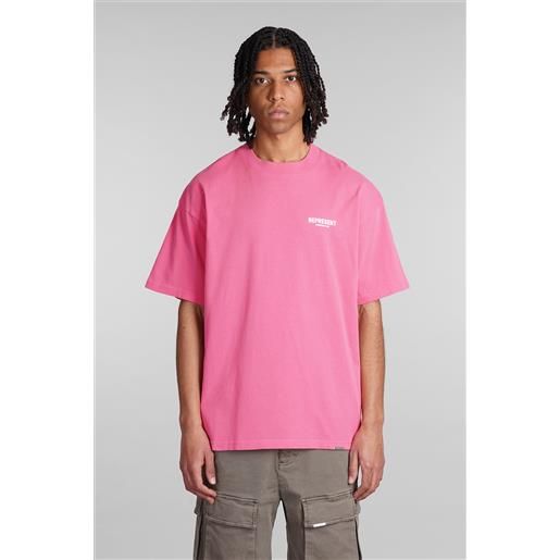 Represent t-shirt in cotone rosa