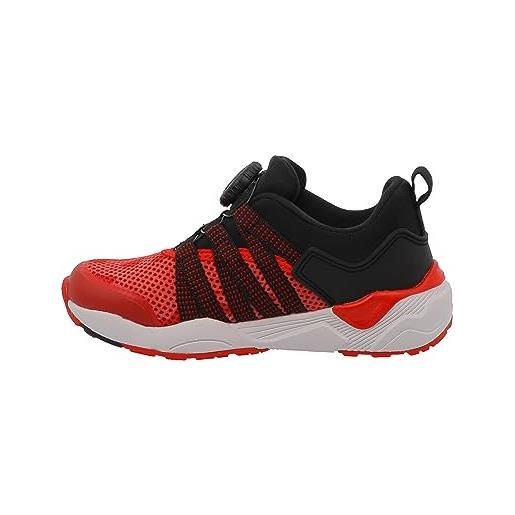 Lurchi 74l0143001, scarpe da ginnastica, rosso nero, 31 eu