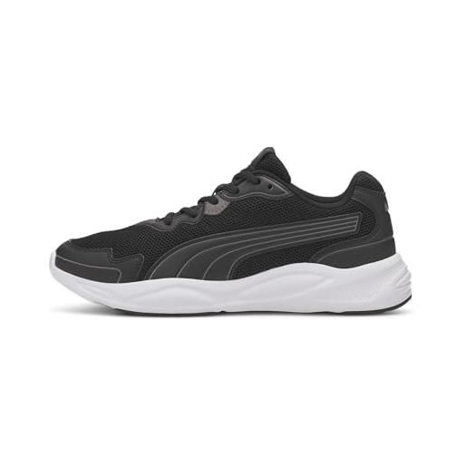 PUMA 90s runner nu wave, sneaker unisex - adulto, nero (puma black/puma black/ultra gray/puma white), 42.5 eu