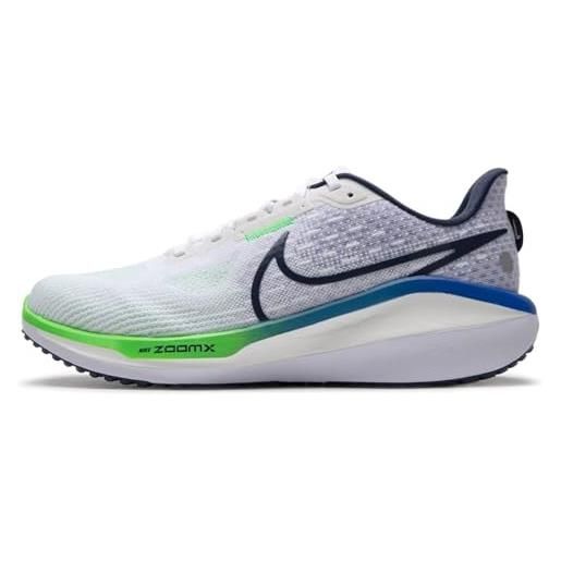 Nike vomero 17, scarpe da corsa uomo, white/thunder blue/platinum ti, 42.5 eu