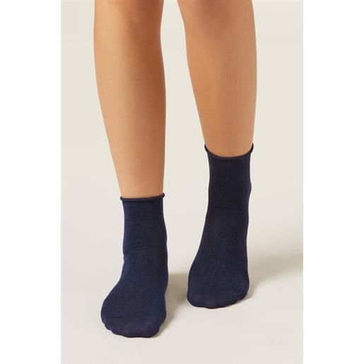Calzedonia calzini con brillantini blu