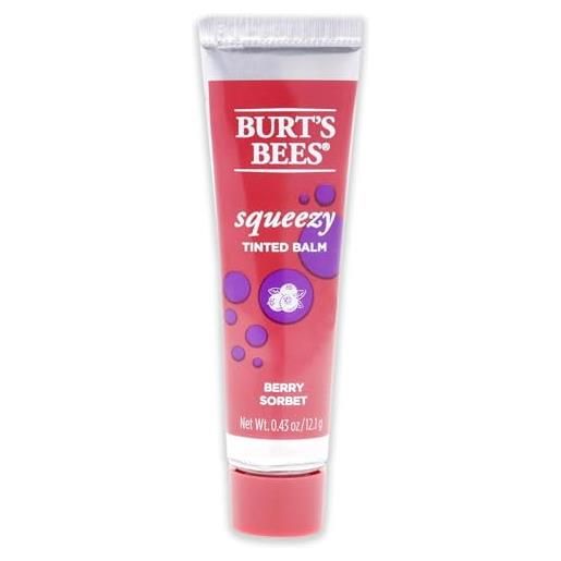 Burt's Bees burts bees squeezy tinted lip balm - berry sorbet per le donne 12,2 g balsamo per le labbra