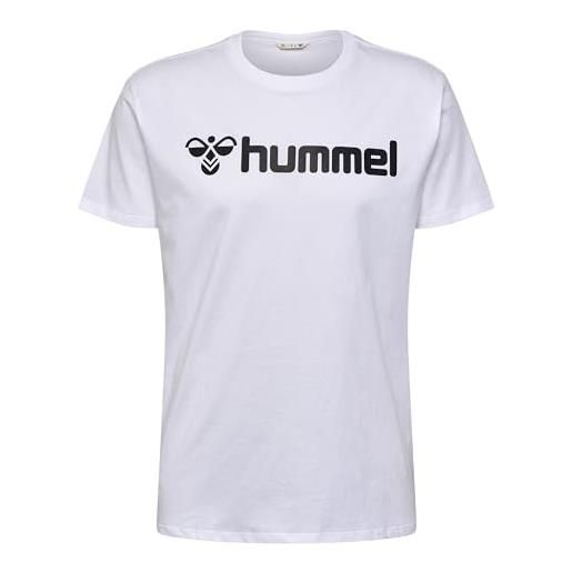 hummel maglietta da uomo con logo hmlgo 2.0, s/s