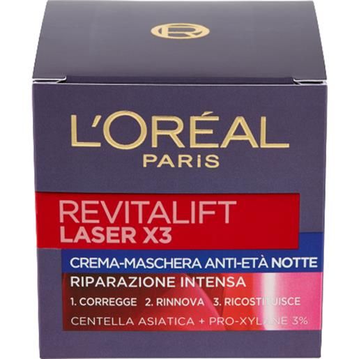 L'Oréal Paris revitalift laser x3 crema-maschera anti-età notte 50 ml
