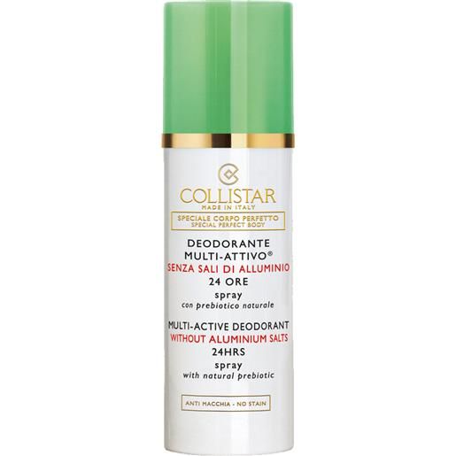 Collistar deodorante multi-attivo senza sali di alluminio 24 ore spray 100ml