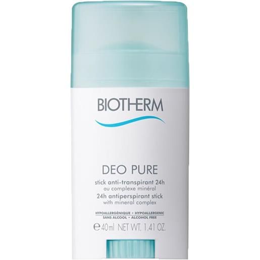 Biotherm deodorante pure stick 40 ml