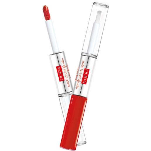 Pupa made to last lip duo rossetto liquido - c7241b-018. Imperial-red