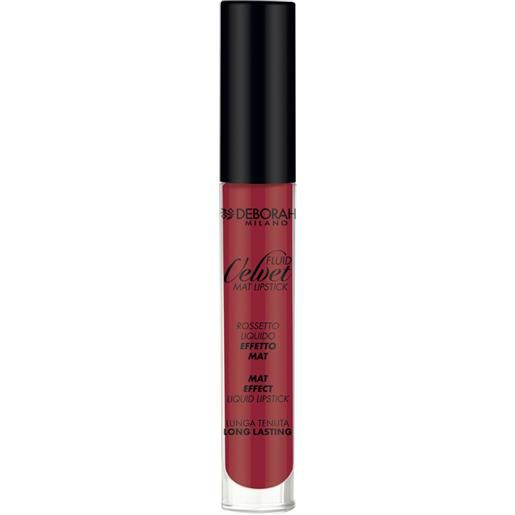 Deborah fluid velvet mat lipstick - c70f2b-06. Iconic-red