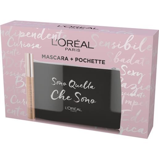 L'Oréal Paris cofanetto mascara paradise + pochette