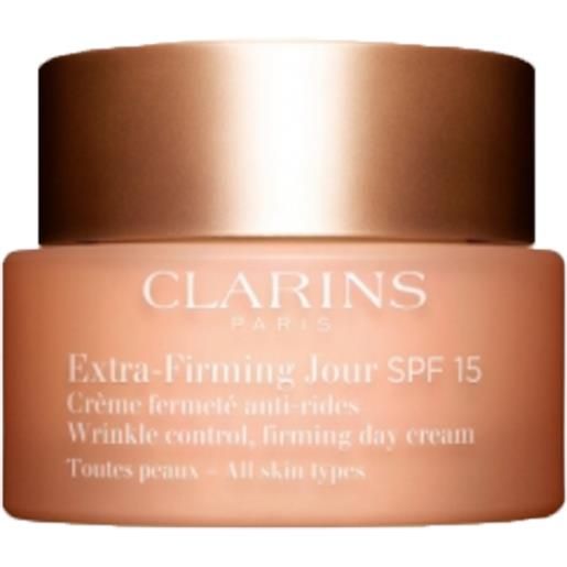 Clarins extra-firming crema antirughe spf 15 tutti i tipi di pelle 50 ml