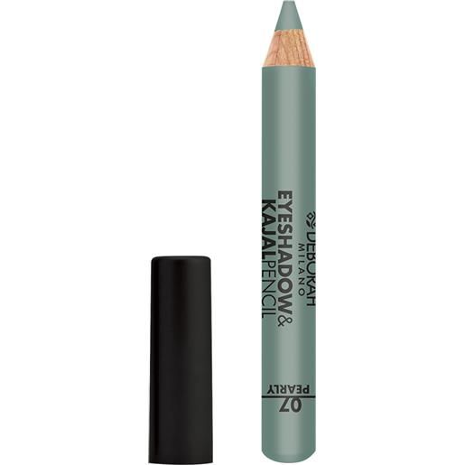 Deborah eyeshadow&kajal pencil - 859990-07. Green-finish-pearly