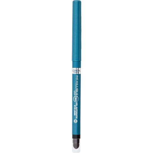 L'Oréal Paris matita automatica in gel infaillible 36h grip liner - 384d99-07. Turquoise