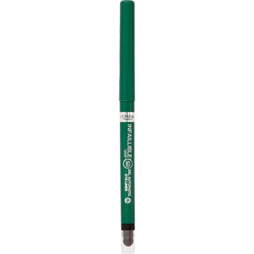 L'Oréal Paris matita automatica in gel infaillible 36h grip liner - 006243-08. Emerald-green
