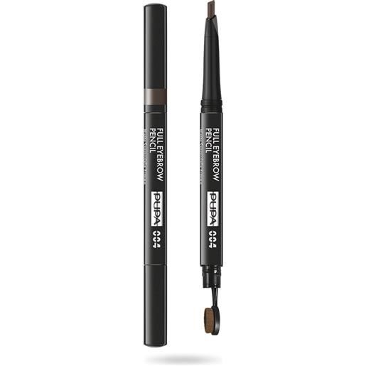 Pupa full eyebrow pencil - 453c37-004. Extra-brown
