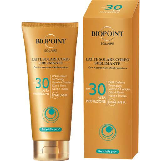 Biopoint Biopoint latte solare corpo sublimante - 30