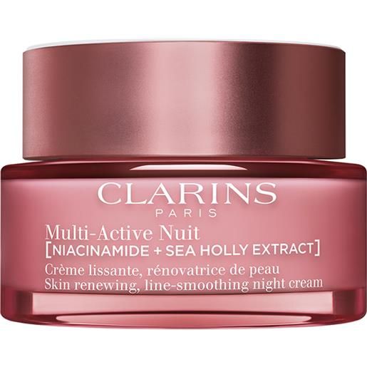 Clarins multi-active crema notte per tutti i tipi di pelle 50 ml