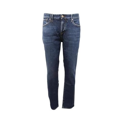 Cycle 3252as jeans uomo bone man comfort skinny denim trousers blue-30